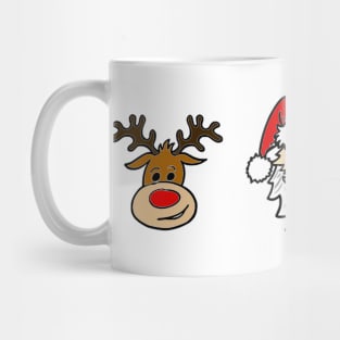 Santa and Friends Mug
